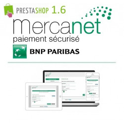Module Officiel BNP Paribas - Mercanet  pour Prestashop 1.6 (Officiel)