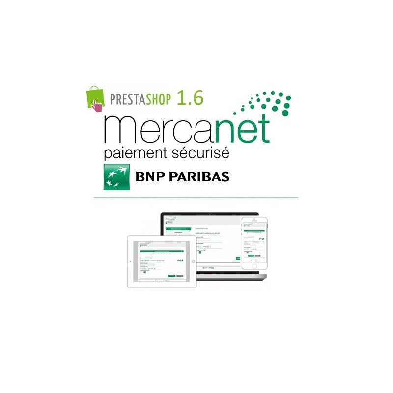 Module Officiel BNP Paribas - Mercanet  pour Prestashop 1.6 (Officiel)